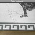 thumbnail image 6 of Ambesonne Retro Place Mats Set of 4, Hero and Dragon Myth, Standard Size, Grey Charcoal Grey White, 6 of 6