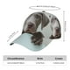 thumbnail image 2 of Balery Adorable Puppy Portrait Gorra de béisbol de tamaño ajustable para correr, entrenar y actividades al aire libre. Gorra de papá para todas las estaciones., 2 of 6