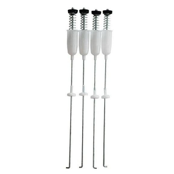 Yammee Set of 4 Washing Machine Shock Absorbers Rods Washing Machine Anti Shake Tool with Thickened Damping Rubber Rings