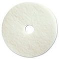 thumbnail image 2 of Genuine Joe Polishing Floor Pad 20" Diameter - 5/Carton x 20" Diameter x 1" Thickness - Fiber - White, 2 of 2