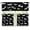 Halloween Black Bat, variant on Floral Hummingbird Kitchen Curtains Valance and Tiers Set Iris Window Treatment Valance Curtains Insulated Blackout Drapes with 2 Tiers Curtains for Kitchen Bathroom Living Room