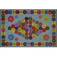 thumbnail image 1 of Tapis rectangle apprendre en s'amusant multicolore nylon, 1 of 2