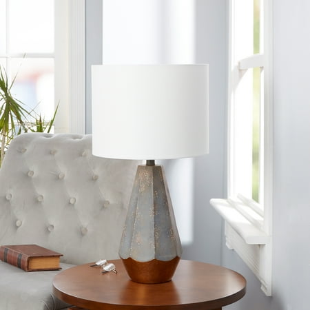 - Silverwood Rustic Prism Table Lamp with Gold Accent, 25