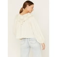 thumbnail image 4 of Cleo + Wolf Women's Crochet Long Sleeve Blouse - CLSP23W70 XX-  US, 4 of 4