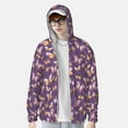 thumbnail image 2 of Rocae Butterflies And Floral Breathable Sun Protection Hoodie Quick-Dry Lightweight Long Sleeve Hoodie Unisex Running Sports Shirt-Small, 2 of 7