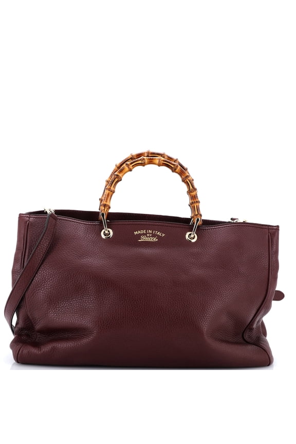 Pre-Owned Bamboo Shopper Tote Leather Large By Rebag