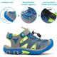 thumbnail image 3 of DREAM PAIRS Sandalias de verano para exteriores con puntera cerrada para niños y niñas Dream Pairs 181108K, 3 of 7