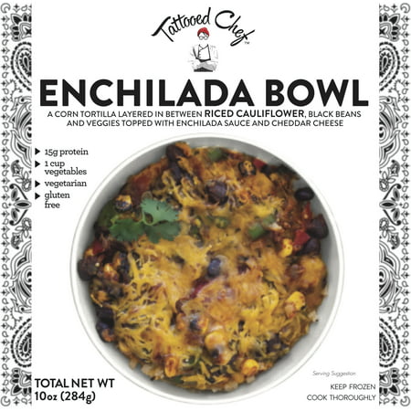 Tattooed Chef Riced Cauliflower Enchilada Bowl, 10 oz ...