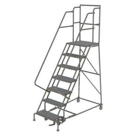 - TRI-ARC KDSR107162-D2 Rolling Ladder,7 Step,Steel,Serrated G0979207