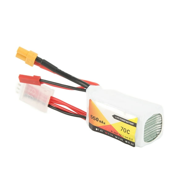 11.1V 550mAh 70C 3S Lipo Battery with JST XT30 Plug Spare Parts Fit for LS180 RC Racing Car Quadcopter