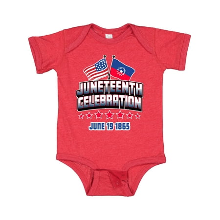 

Inktastic Juneteenth Celebration with Flags Gift Baby Boy or Baby Girl Bodysuit