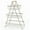 White, variant on 3 Tier Fruit Basket Stand, Portable Fruit Bowle Basket for Kitchen Counter, Detachable Metal Rectangle Basket Storage for Fruit Snack and Veggie Storage