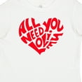 thumbnail image 4 of Inktastic All You Need is Love Red Heart Shape Boys or Girls Baby T-Shirt, 4 of 5