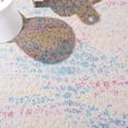 thumbnail image 5 of Safavieh  Cabana Guller Indoor/ Outdoor Boho Rug 6'7" Round - Aqua/Pink, 5 of 12