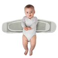 thumbnail image 3 of Nueva faja ajustable para el vientre de bebé, banda protectora de ombligo de algodón cálida para bebé, cinturón de protección suave para el ombligo, bandas para el vientre de bebé, baberos, A, verde, 3 of 5