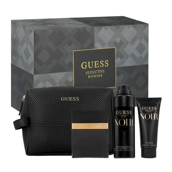 Estuche Guess Seductive Noir 4 pzs Hombre