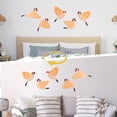 thumbnail image 5 of 5 Pcs Wooden Bird Wall Art Wood Flying Birds Wall Decor Rustic Folk Art Scandinavian Home Decor for Gift Living Room Bedroom Kitchen Office(Black), 5 of 7