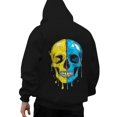 thumbnail image 5 of Donemore Men Casual Fashion Printed Pullover Drawstring Long Sleeve Hooded Sweatshirts, 5 of 6