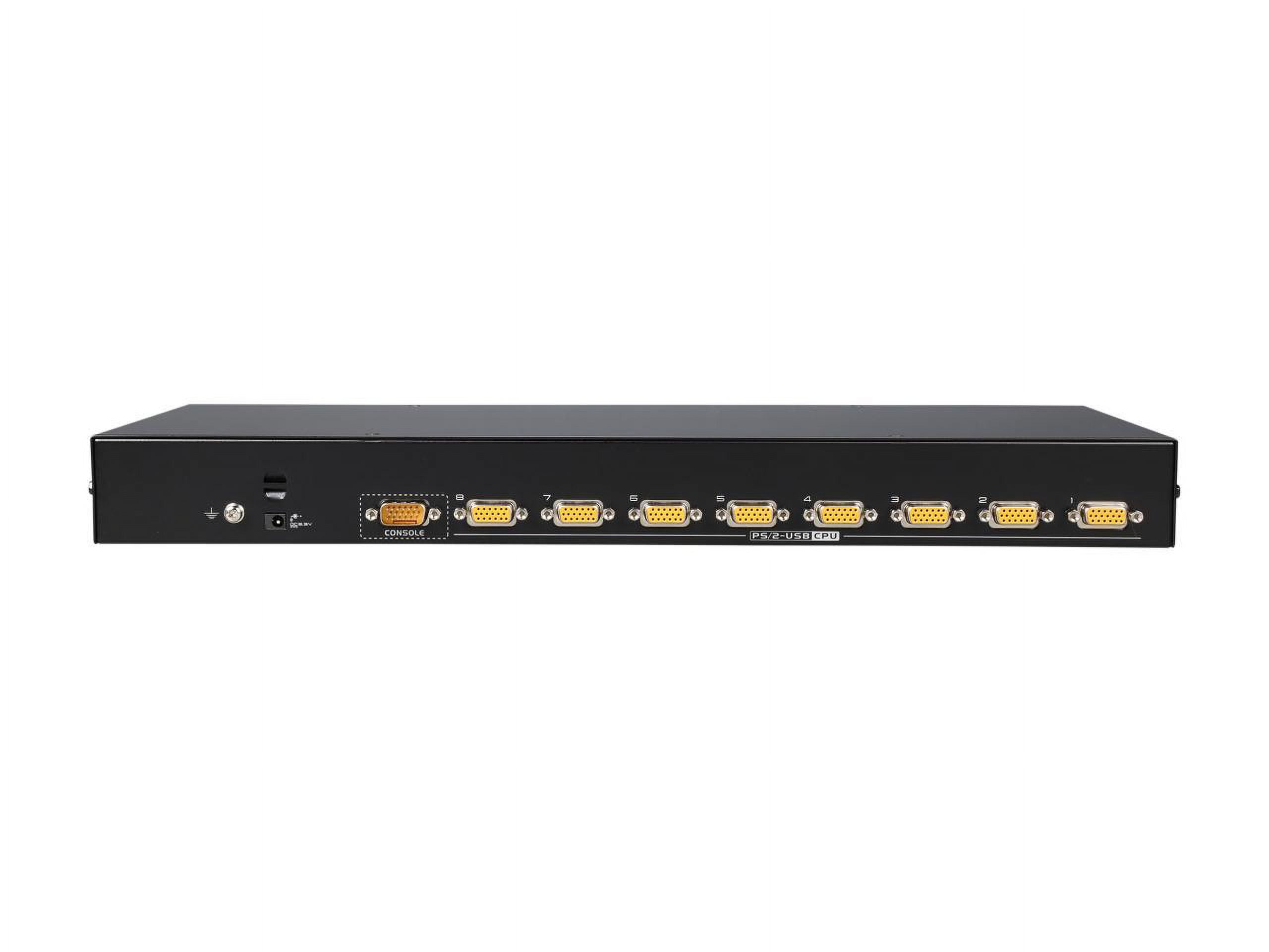 Aten CS1308 KVM Switch - 8 x 1 - 8 x SPHD-15 Keyboard/Mouse/Video - 1U - Rack-mountable