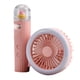 thumbnail image 1 of Ventilador portátil de mano Mini ventilador de bolsillo con humidificador luz nocturna recargable ventilador silencioso plegable para viajes oficina interior al aire libre, 1 of 9