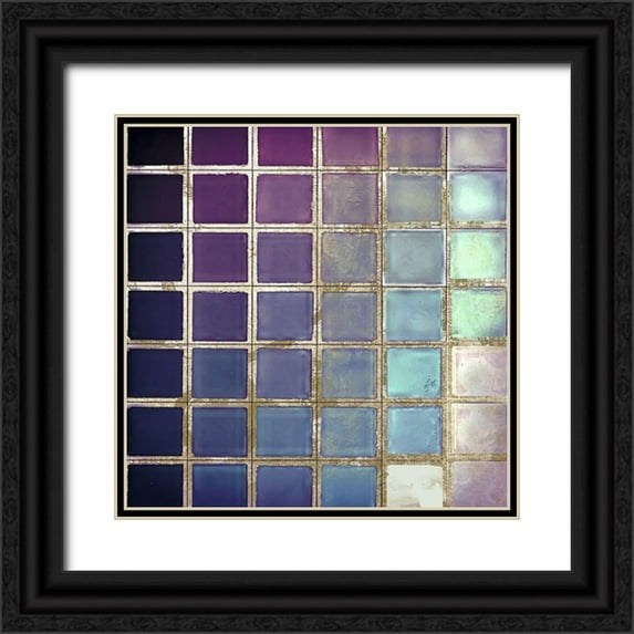 Sommers, Mindy 12x12 Black Ornate Wood Framed with Double Matting Museum Art Print Titled - Color Chart II