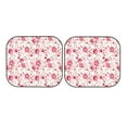 thumbnail image 4 of Picia Rose Flowers 2 Piece Car Windshield Sun Shade Foldable | Foldable Sun Shield for Front Window Blocks UV Rays and Keeps Your Vehicle Cool-Large, 4 of 7