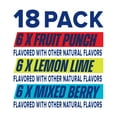 thumbnail image 5 of Great Value Zero Sugar Sport Hydration Drink, Fruit Punch, Lemon Lime & Mixed Berry, 12 fl oz, 18 Bottles, 5 of 11