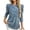 A-BU1162, variant on Womens Blouses Casual Everyday Wear Tops Round Neck Puff Shoulder 3/4 Sleeve Spring Autumn Ribbed Knit Blouse Tops