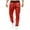 Red, variant on HOMADLES Mens Jogger Pants for Men Elastic Waist Straight Leg Athletic with Drawstring, Jogger Pants Black L