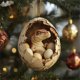 thumbnail image 1 of Christmas Happy Farm Christmas Eggs Baby Animals Ducks Dinosaur Snake Eggs Christmas Ornaments Christmas Tree Pendant, 1 of 6