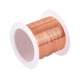 thumbnail image 1 of Xiao Hua 24 AWG bobina de cobre lacado de 32 pies, alambre de cobre lacado, 1 rollo, clasificaci贸n de temperatura natural, ampliamente utilizado en transformadores e inductores., 1 of 5