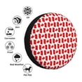 thumbnail image 4 of Fotbe Canada Funda de Llanta de Repuesto con Estampado, Engrosada, Ajuste Universal para Jeep, Remolque, RV, SUV, Camión-17 inch, 4 of 6