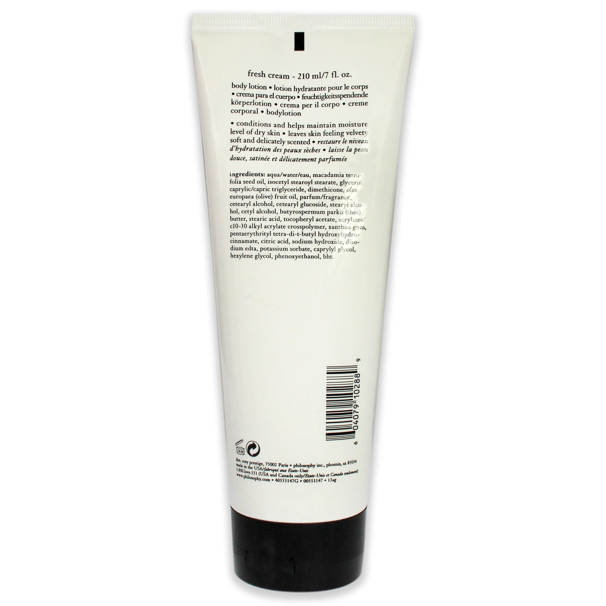 Philosophy Fresh Cream, 7 oz Body Lotion
