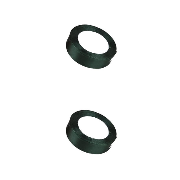 Yuarrent Paquete Cinta Boda Accesorios para manualidades DIY Cintas de poliéster Verde Negro 73 Verde Negro 73 2piezas Yuarrent CBP275136