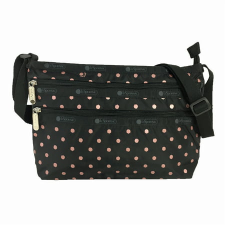 LeSportsac Quinn Convertible Crossbody Bag, Rose Speckle Dot - 0