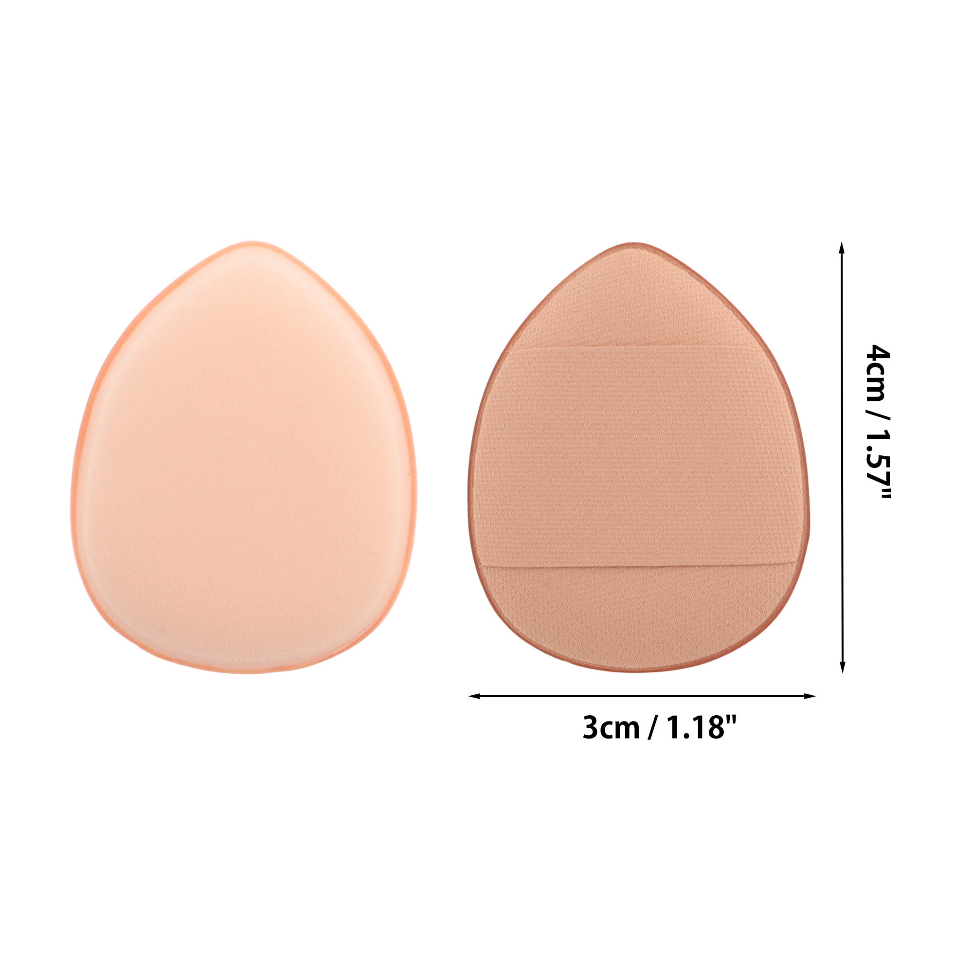Unique Bargains 1 Pc Reusable Mini Face Makeup Sponge for Bedrooms Makeup Application Nude
