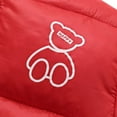 thumbnail image 3 of Atogsazn Baby Boys Fleece Lined Jacket Casual Zip Up Long Sleeve Hooded Coat Fall Winter Clothes Outdoor Outerwear B-Red 6-7 Years, 3 of 5