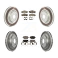 thumbnail image 1 of Transit Auto Front Rear Coated Disc Brake Rotors and Ceramic Pads Kit for Car Cadillac XT5 Buick Enclave XT6 KGT-101277, 1 of 11