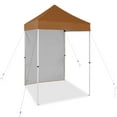 thumbnail image 4 of EAGLE PEAK Straight Leg Portable Outdoor Canopy Tent with One Removable Sunwall 5 x 5 ft, Khaki, 4 of 9