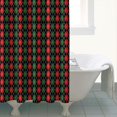 thumbnail image 4 of Multicolor Christmas Pattern Shower Curtain 84"x72" ,Bathroom Decorative Shower Curtains Set with 12 Hooks,Modern Waterproof Washable Shower Curtain, 4 of 6