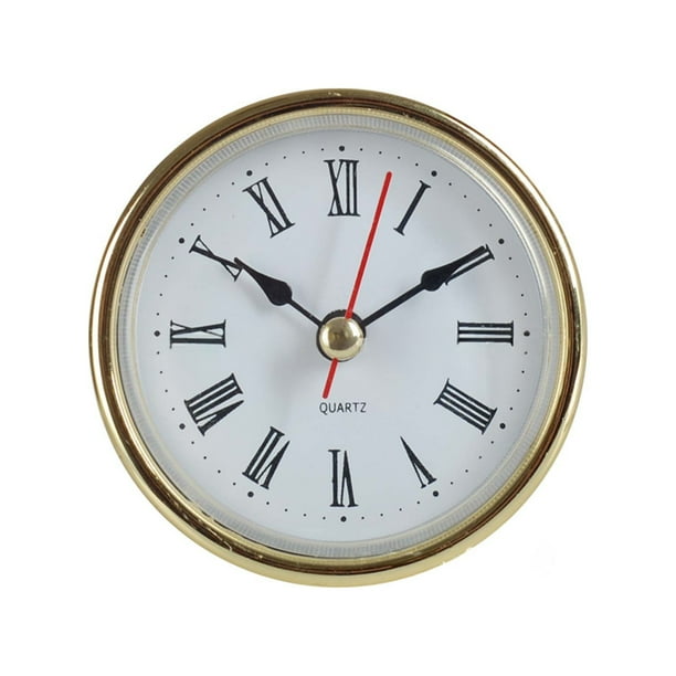 Yuarrent Práctico ángulo de clip: cabezal de reloj integrado para una fácil instalación en cualquier espacio, clásico y generoso. Decoración del hogar oro romano