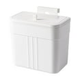 thumbnail image 2 of TERGAYEE Bathroom Trash Can with Lid Kitchen Garbage Cans New Wall Hanging with Lid Clamping Special Household Kitchen Hanging Sanitary Bucket Toilet Trash Cans, 2 of 6