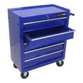 thumbnail image 4 of Izzovium 5-Drawer Tool Chest on Wheels, 24.25x12.99x29.33in Garage Storage with Locking System, Blue, 4 of 11