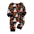 thumbnail image 4 of 2026 Matching Family Halloween Pajamas Set, Fall Sleepwear, Ghost & Pumpkin Printed Holiday Sleepwear, Soft Loungewear PJs Outfit, 4 of 4