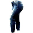 thumbnail image 3 of Cello WOMENS PLUS SIZE  Denim Jeans Ripped Distressed strech pants, 3 of 4
