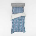 thumbnail image 1 of Ambesonne Oriental Bedding Set 3 Pcs, Bohemian Persian Paisley, Twin XL, Blue Pink, 1 of 3