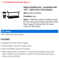 thumbnail image 2 of Radio Installation Kit - Compatible with 1997 - 2002 Ford E-250 Econoline 1998 1999 2000 2001, 2 of 2