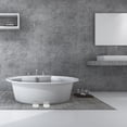 thumbnail image 1 of QUMIIRITY 1Pc Space Aluminum Anti Slip Footboard Pedal Silver for Stable Bathroom Support, 1 of 8