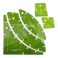 thumbnail image 1 of 5X Double Wedding Rings Quilt Templates Wedding Rings Set Templates Reusable Quilting Gauge Tool, 1 of 4