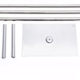 thumbnail image 5 of Wedding Arch Stand with Base Steel Square Arch Backdrop Artificial Flower Row Stand Modern Arch Frame for Weddings (118" x118", Silver), 5 of 13